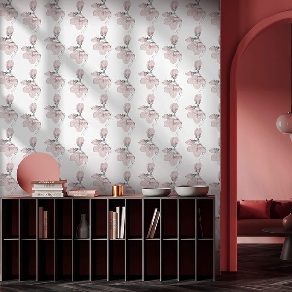 Візерунок квітів на білому тлі Візерунок квітів на білому тлі