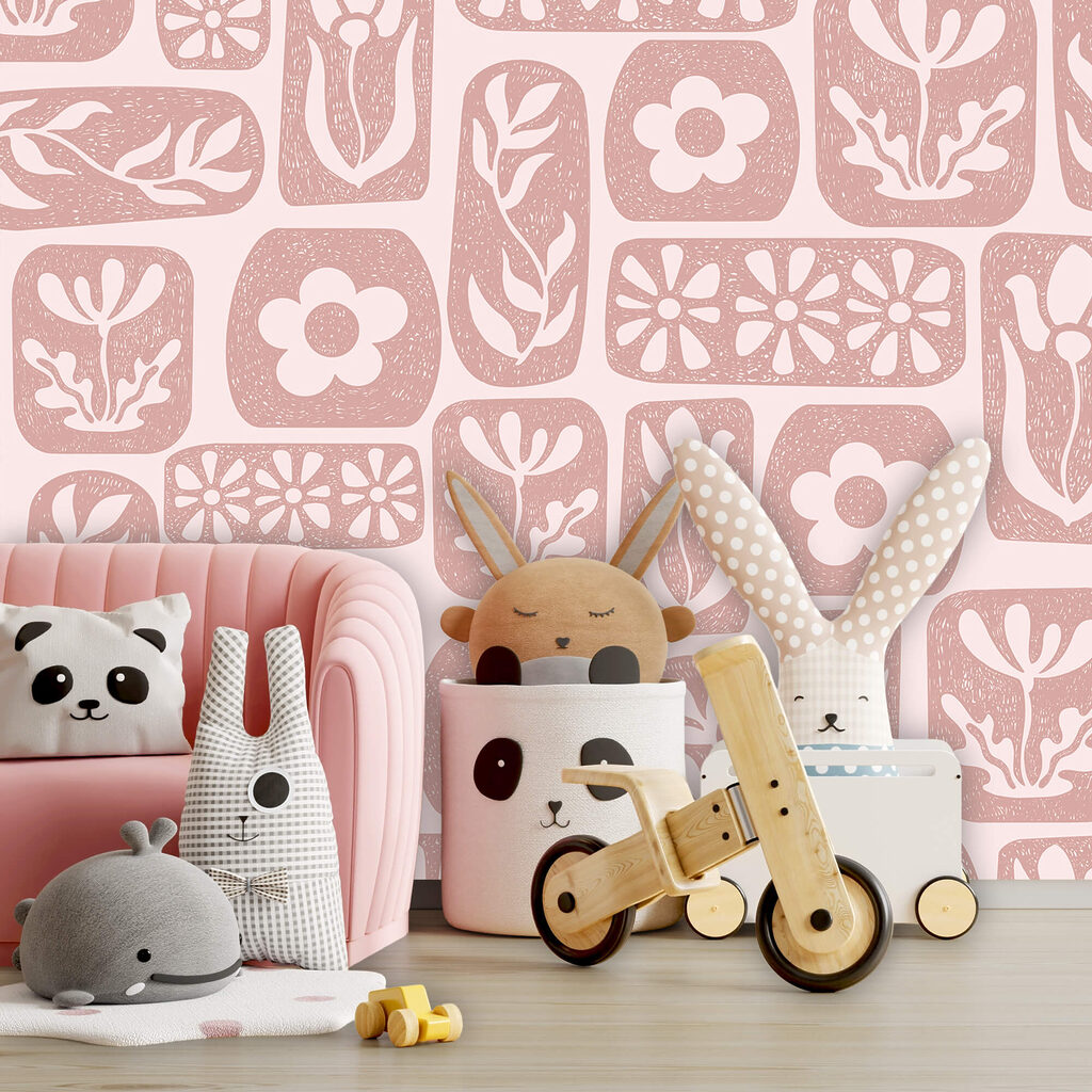 Візерунок з квітів і листя