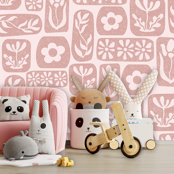 Візерунок з квітів і листя