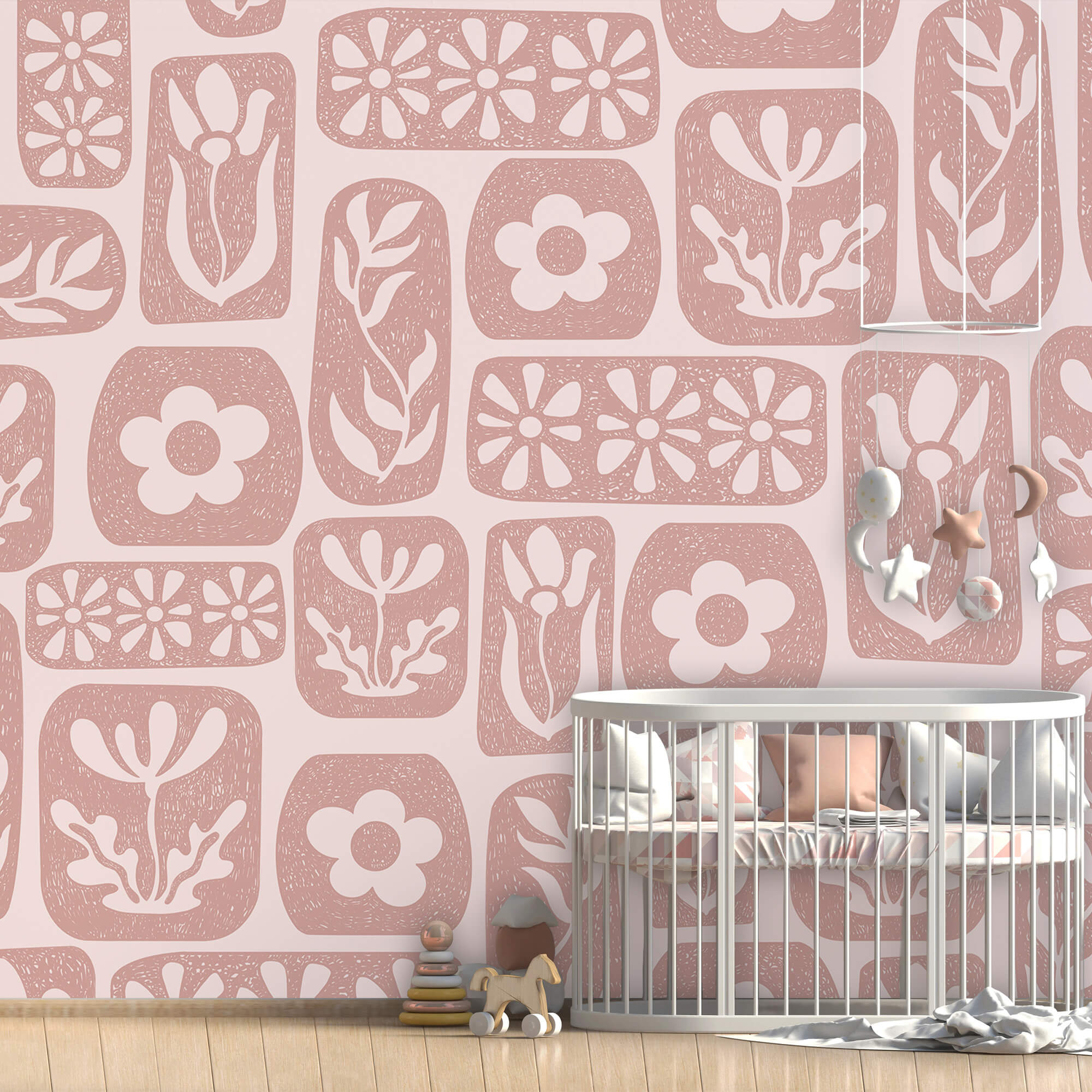 Візерунок з квітів і листя