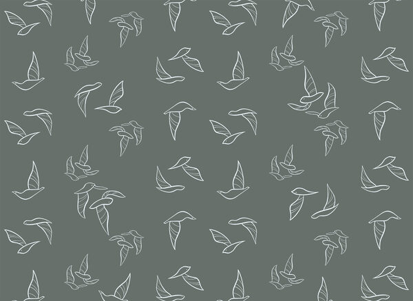 Pattern of birds flying Pattern of birds flying
