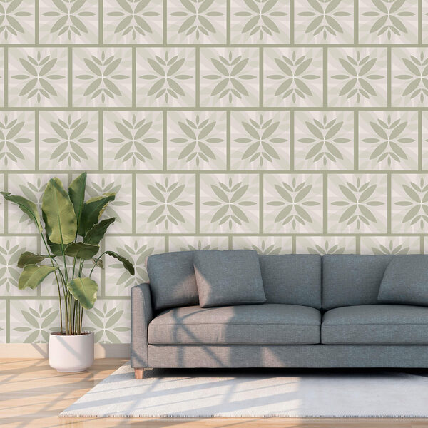 Візерунок квітів на стіні Візерунок квітів на стіні