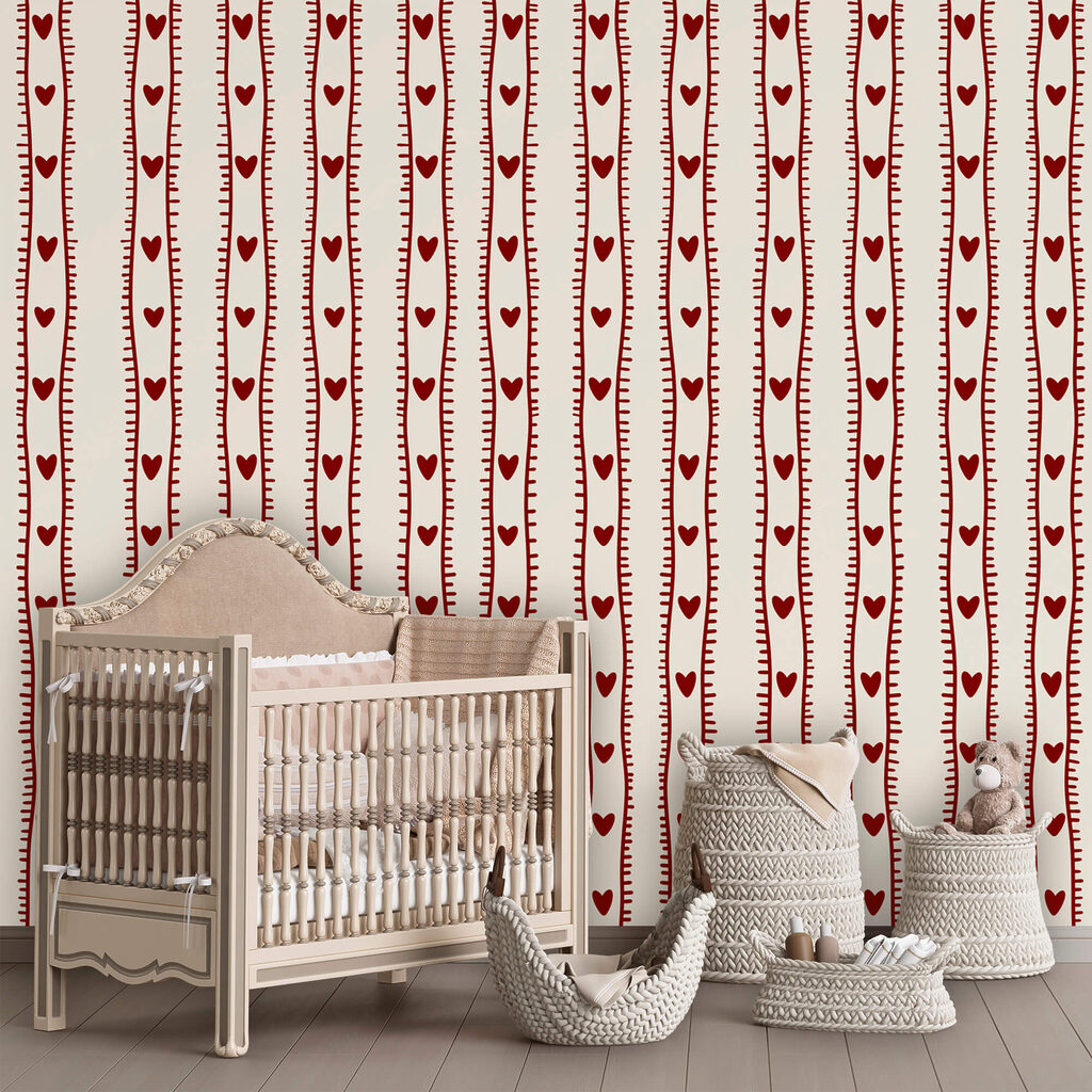 Червоно-білий візерунок