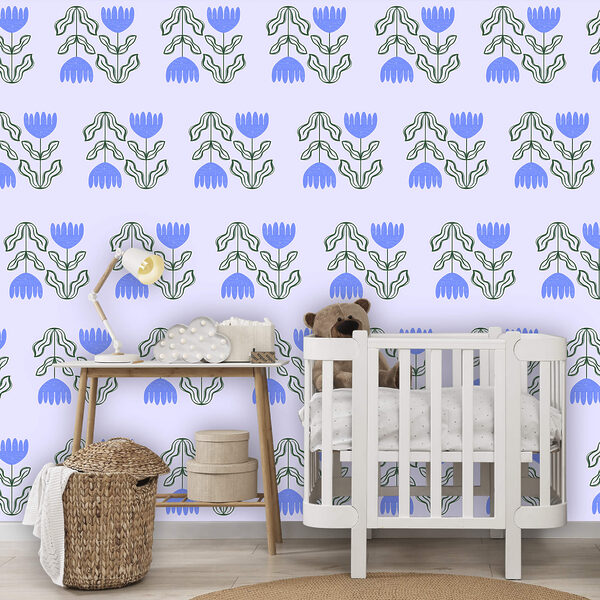 Візерунок з квітів і листя Візерунок з квітів і листя