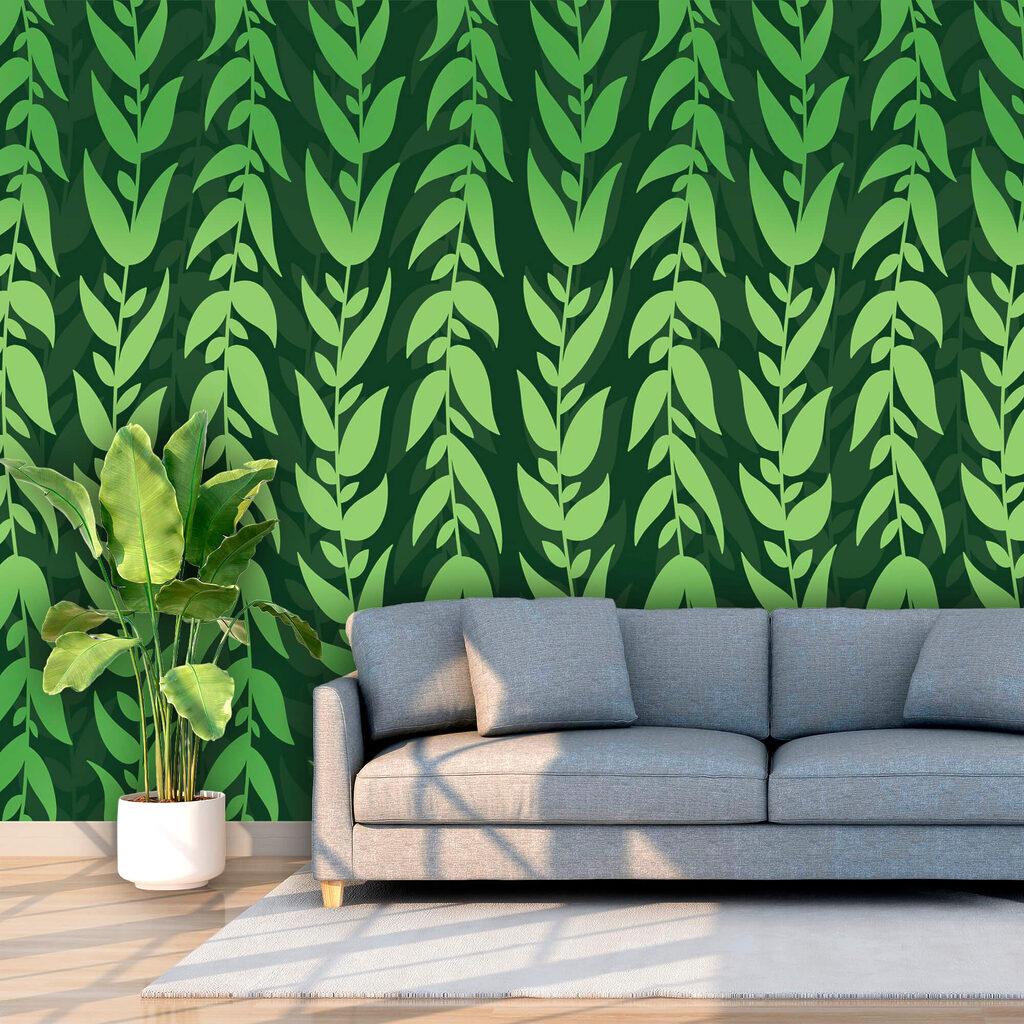 Візерунок зеленого листя