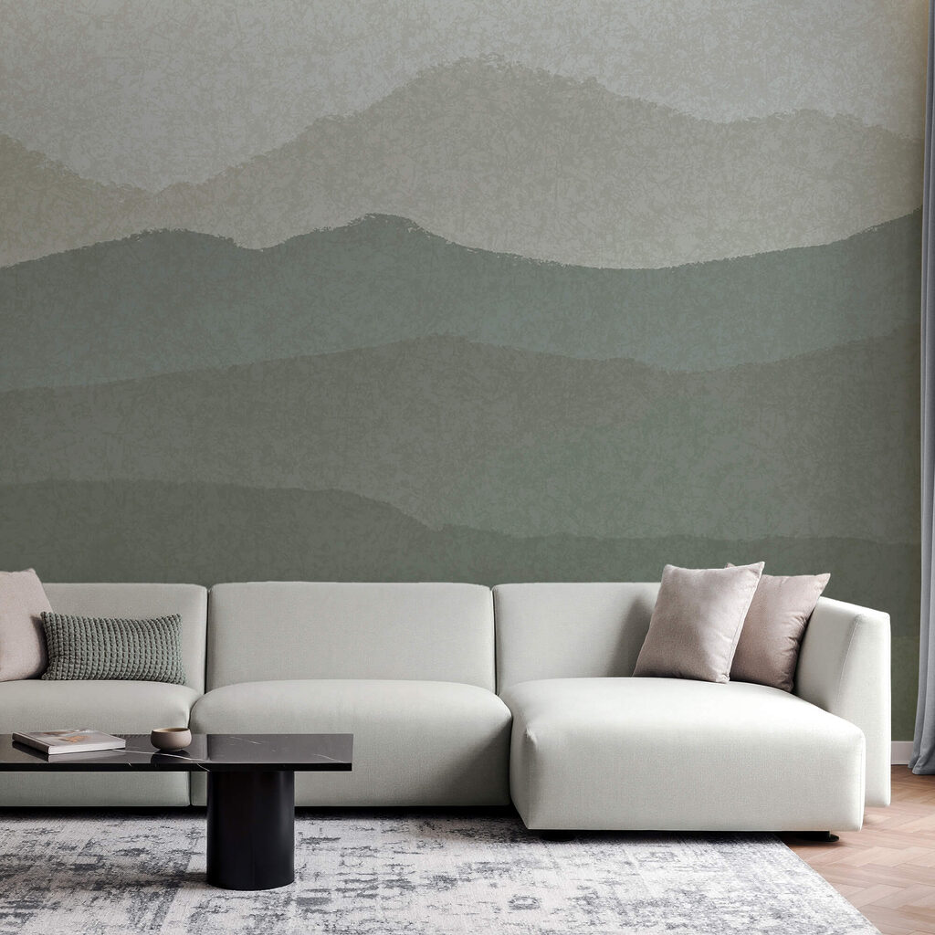 Пейзаж гір і туману Пейзаж гір і туману