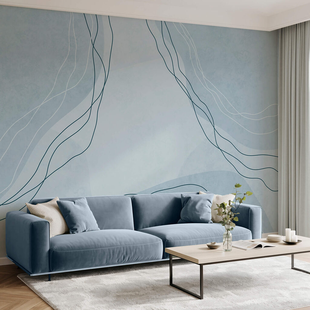 Синьо-білий фон з лініями Синьо-білий фон з лініями