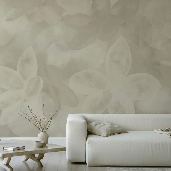 Білий квітковий візерунок