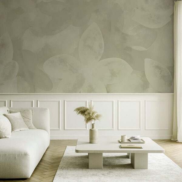 Білий квітковий візерунок