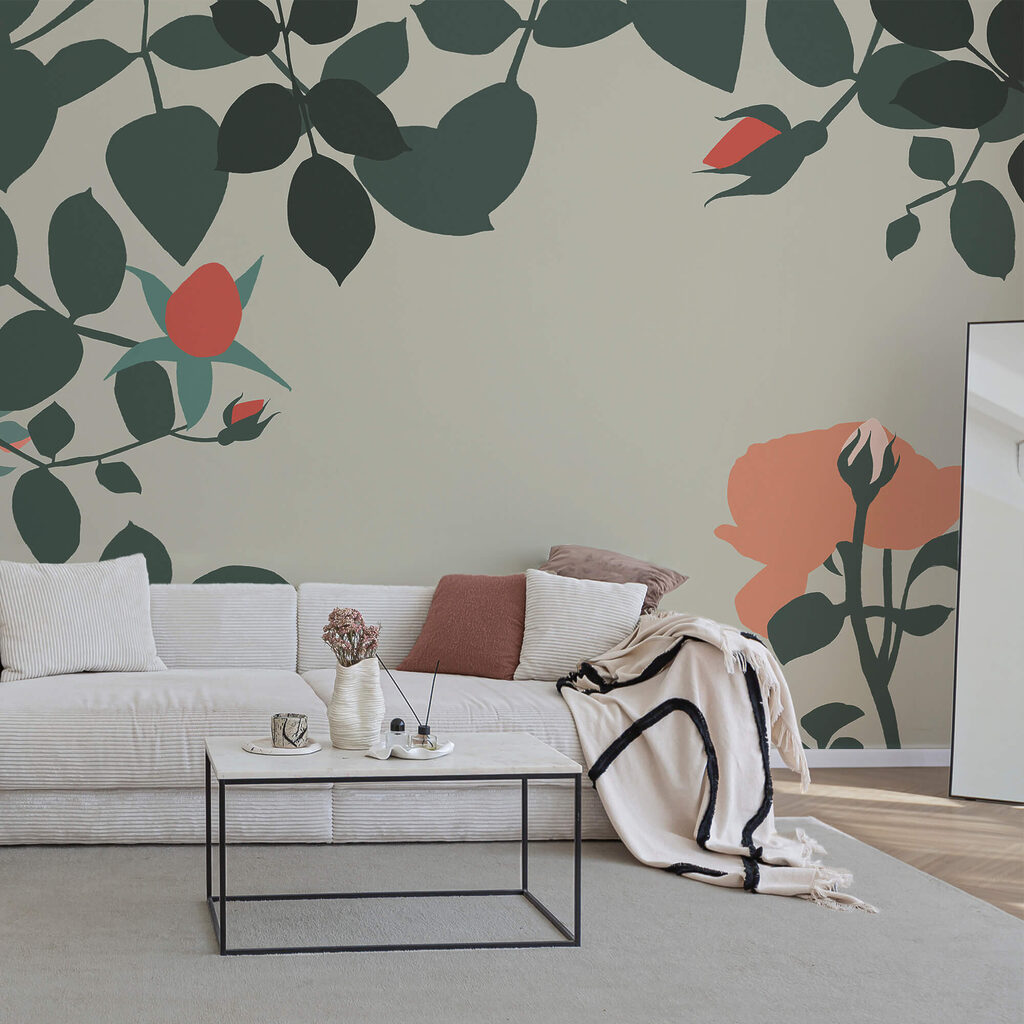 Квітковий дизайн з яскравими відтінками