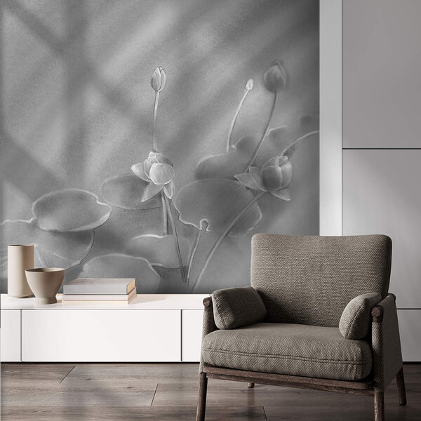 Спокійна сцена з водяними ліліями, прекрасно зафіксована на фото