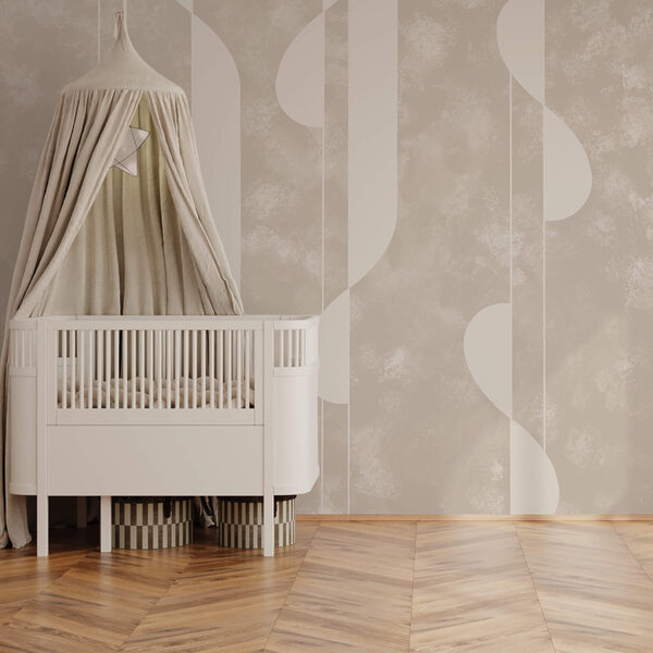 Абстрактні фігури в ніжних бежевих тонах Абстрактні фігури в ніжних бежевих тонах