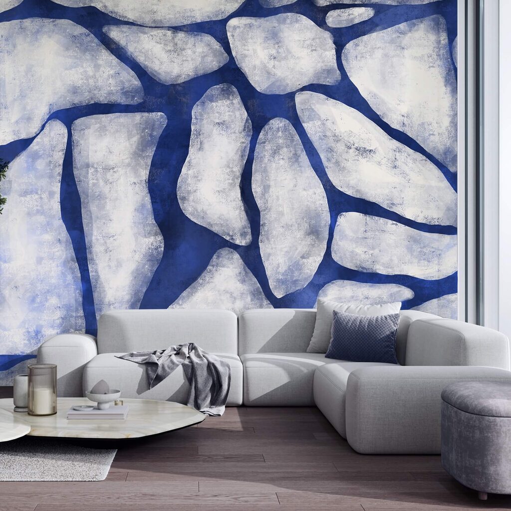 Синьо-білий візерунок