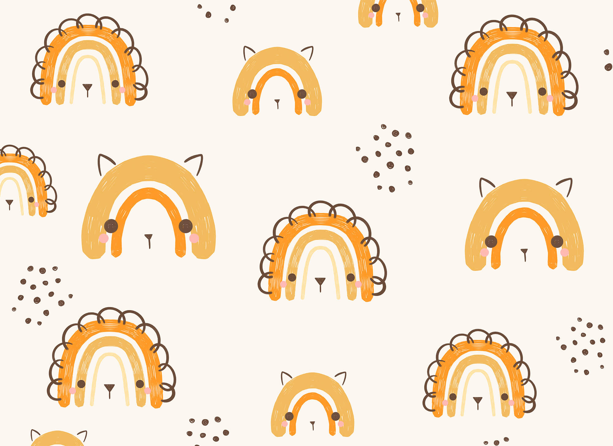 Pattern of cartoon animals Pattern of cartoon animals