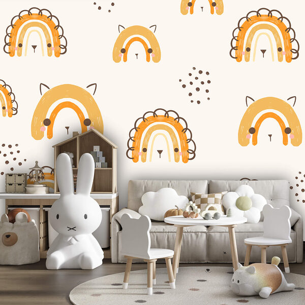 Фотошпалери Візерунок із мультиплікаційних тварин (Артикул: t00634) Фотошпалери Фотошпалери Візерунок із мультиплікаційних тварин (Артикул: t00634)