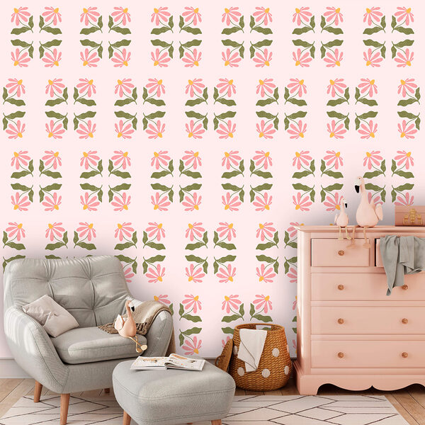 Візерунок із квітів і листя Візерунок із квітів і листя