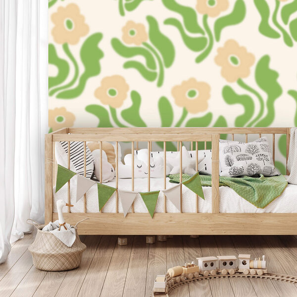 Візерунок із квітів і листя