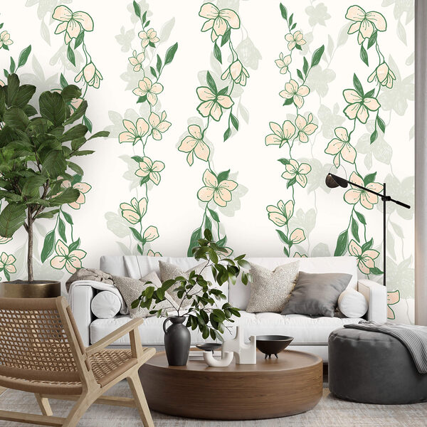 Візерунок із квітів і листя Візерунок із квітів і листя