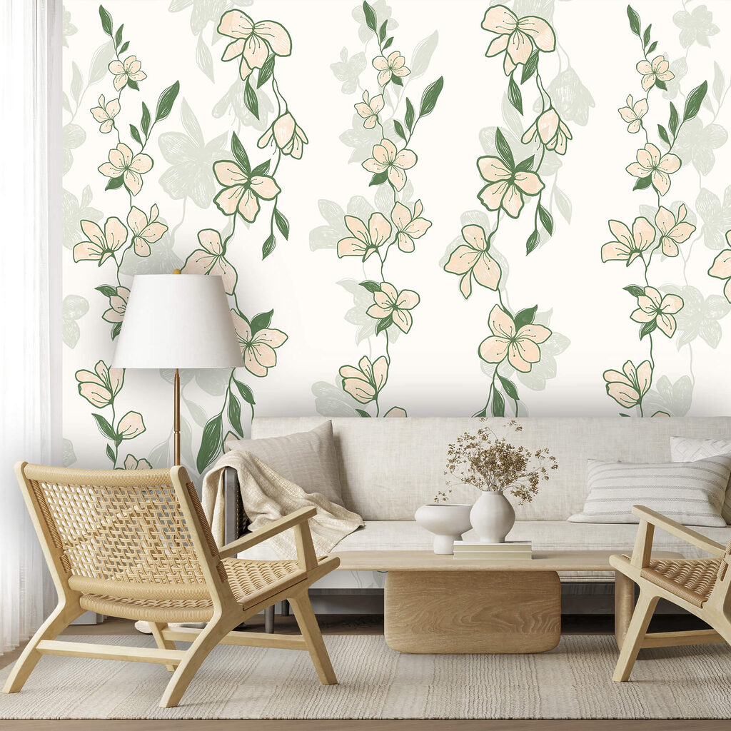 Візерунок із квітів і листя Візерунок із квітів і листя