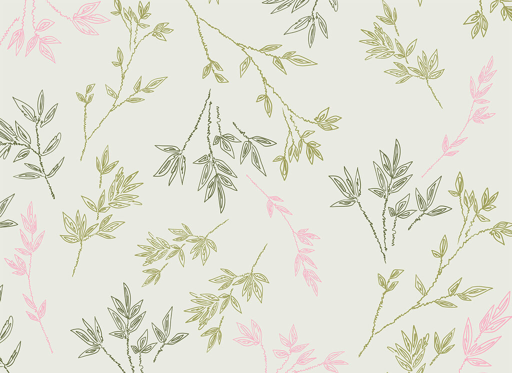 Pattern of leaves on a white background Pattern of leaves on a white background