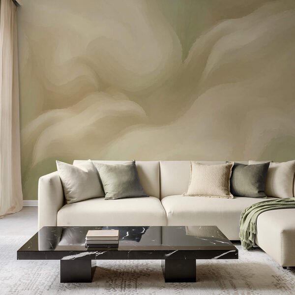 Фотошпалери Фотошпалери М'яка, плавна абстракція у світлих тонах (Артикул: t00646)