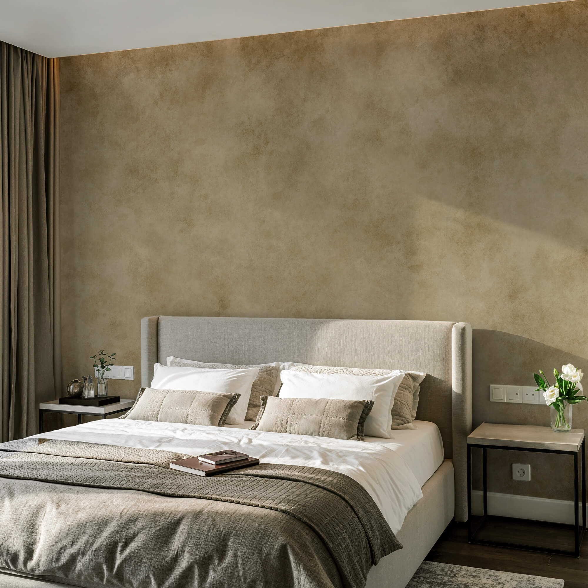 Коричнево-білий фон