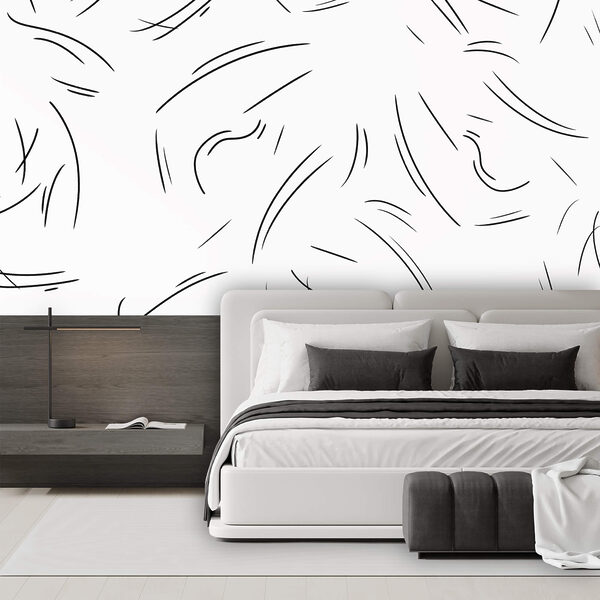 Чорні лінії на білому тлі