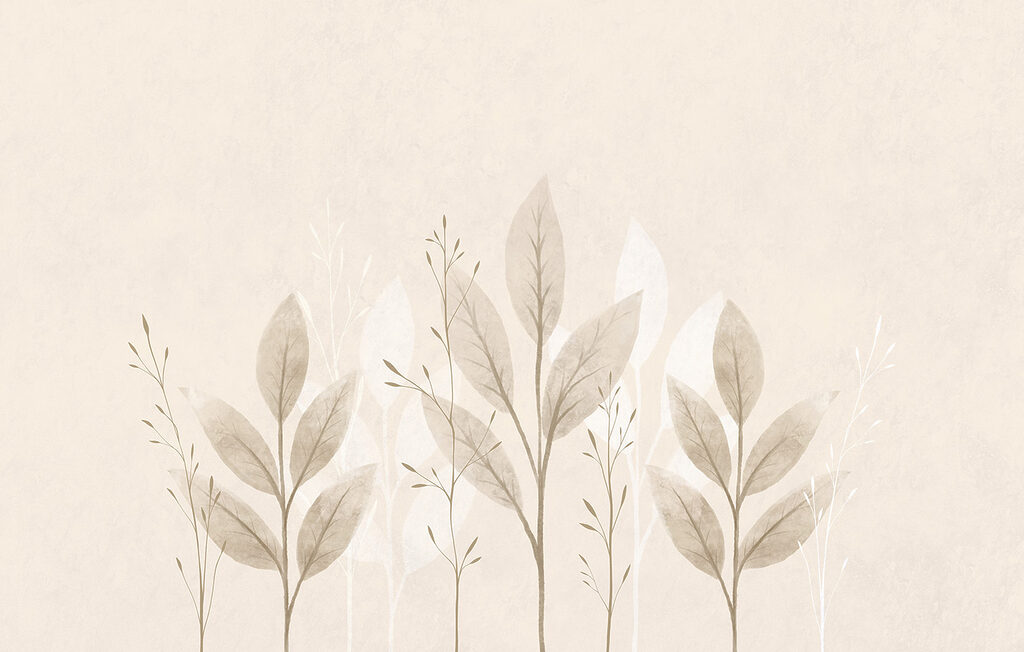 Gentle leaves on a soft background Gentle leaves on a soft background
