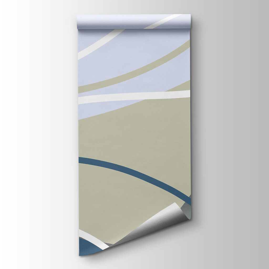 Blue and grey wavy lines Blue and grey wavy lines