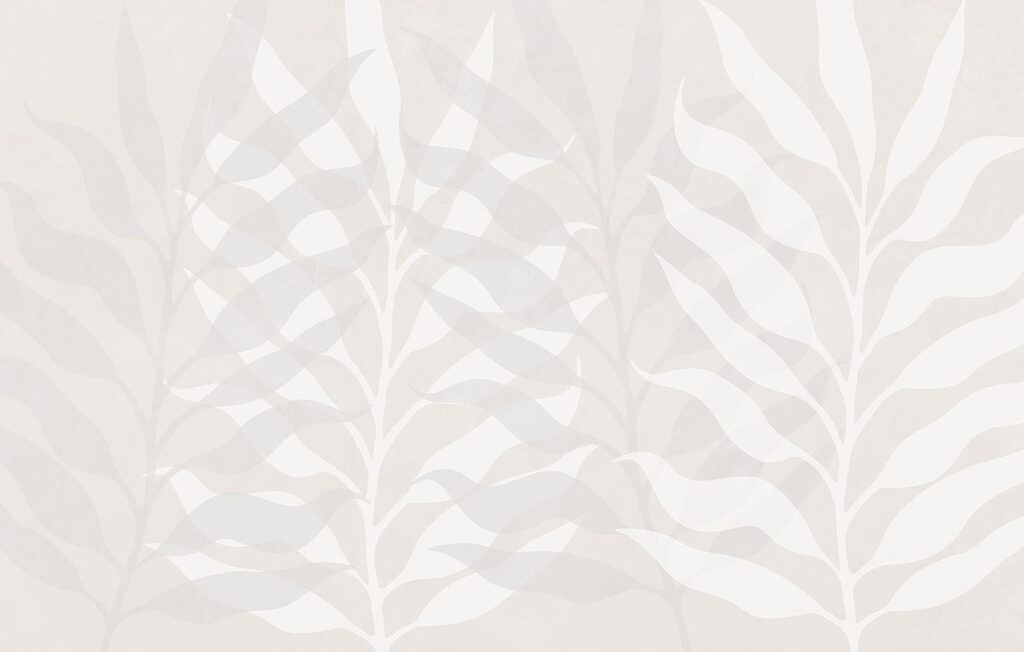 White and gray leaf pattern White and gray leaf pattern