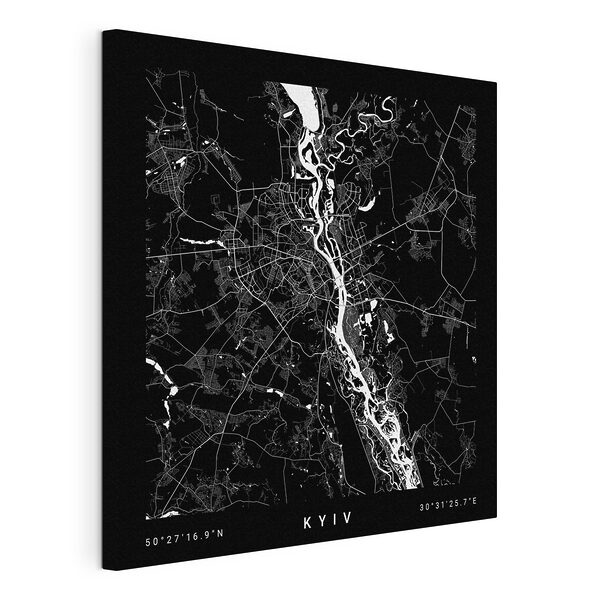 A map of a city A map of a city
