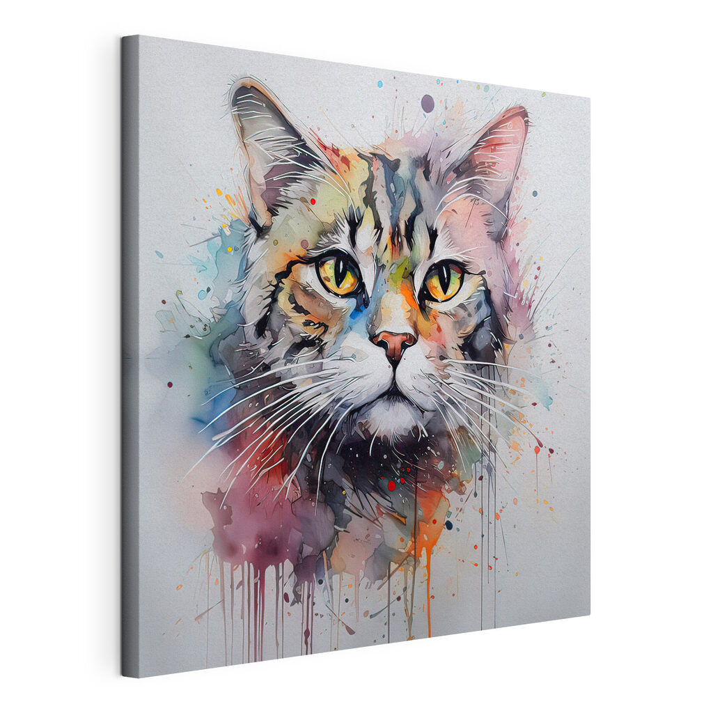 Painting of a cat Painting of a cat