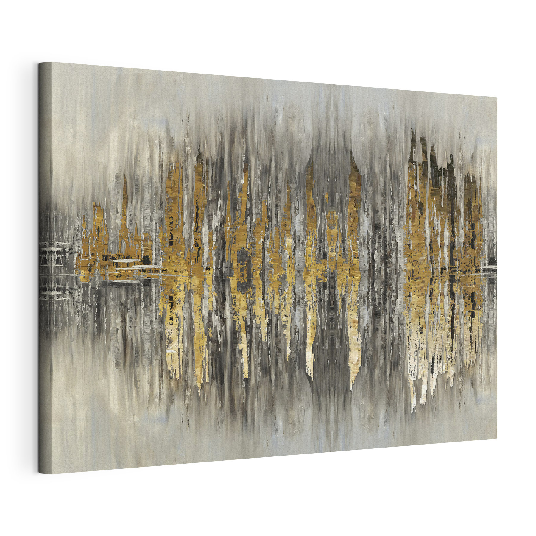 Abstract reflections in muted tones