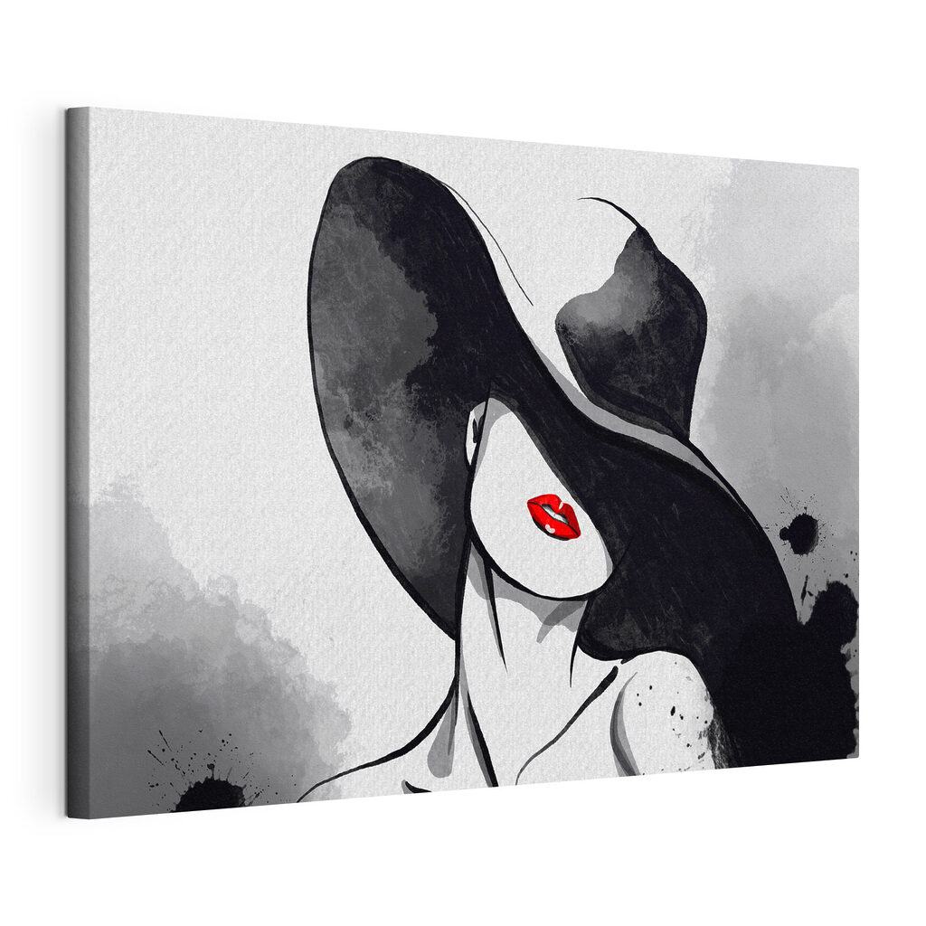 A woman wearing a hat