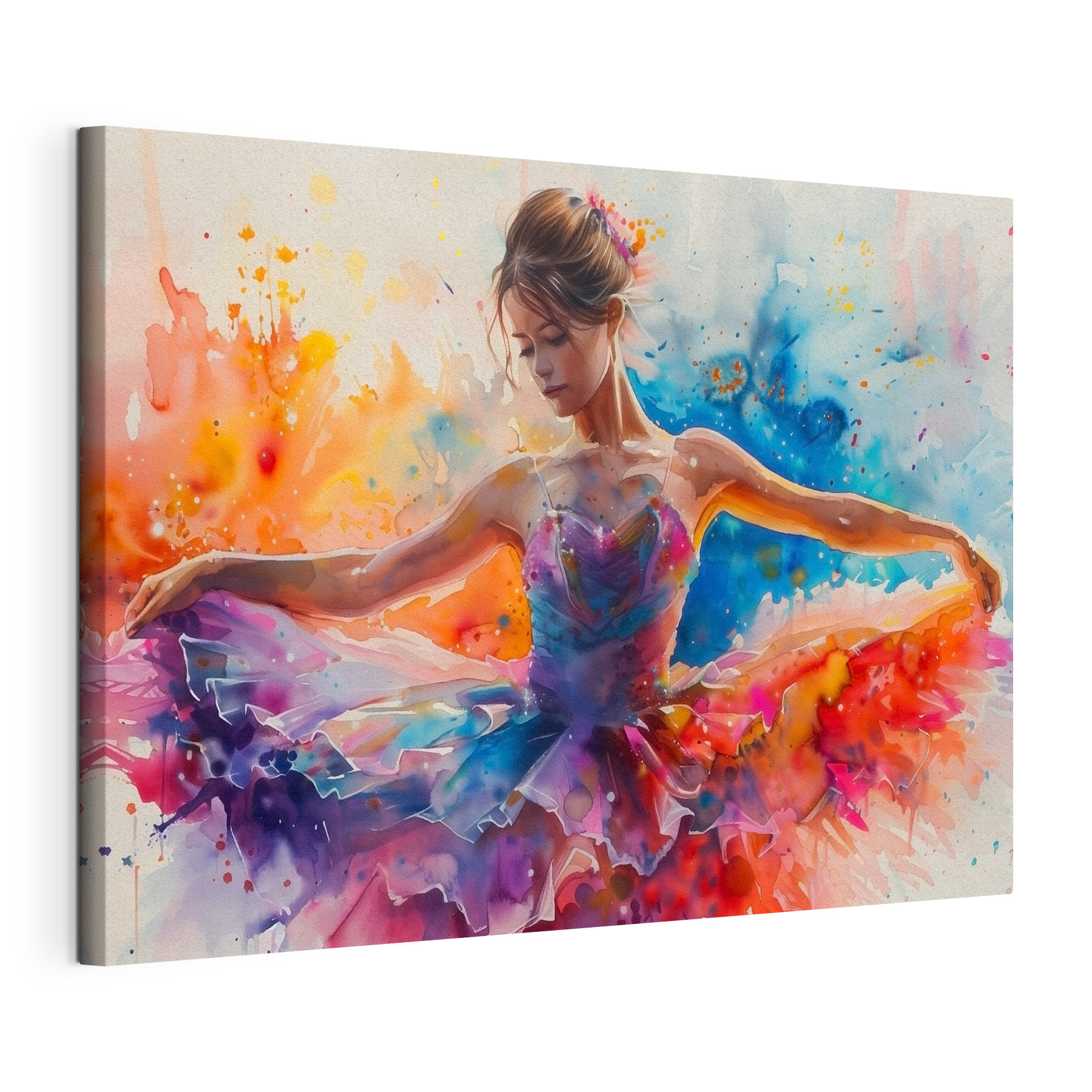 A woman in a tutu