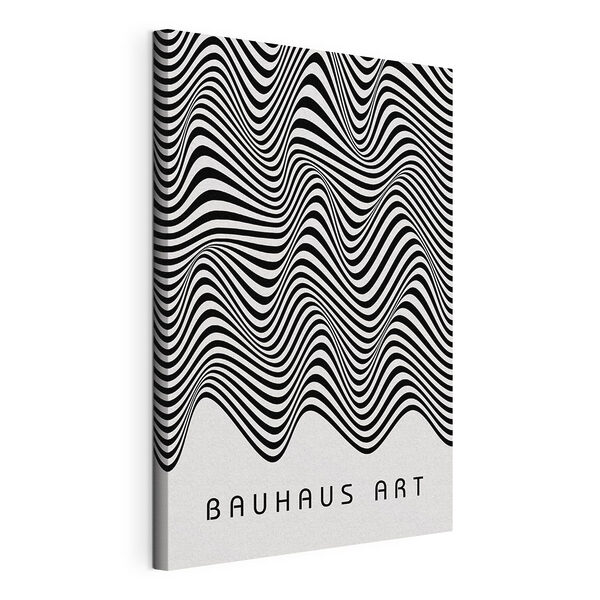 A black and white striped pattern