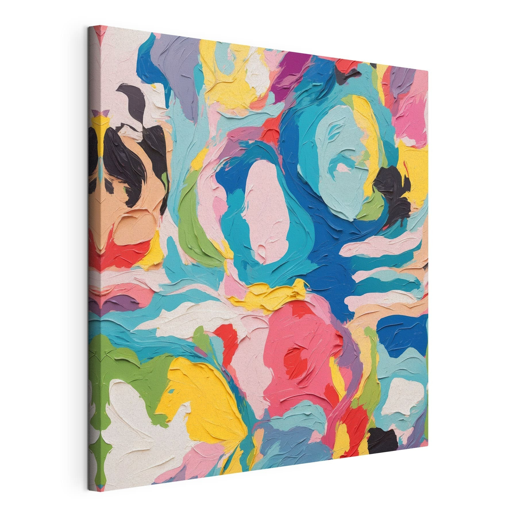 Colorful painting of flowers