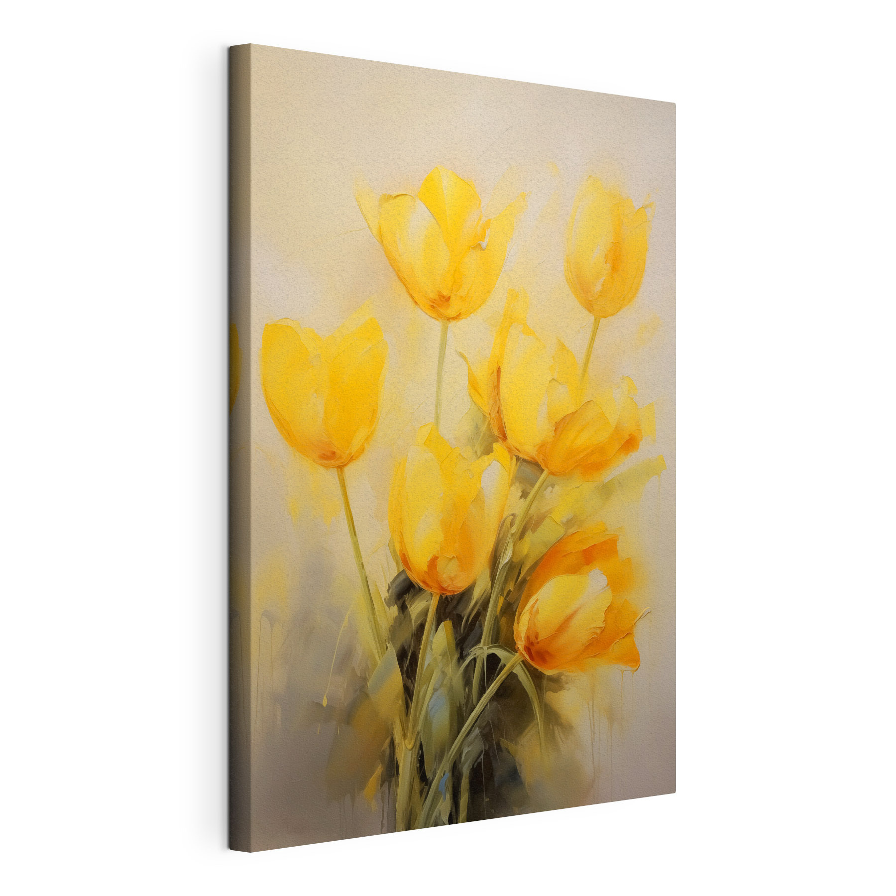 Painting of yellow flowers