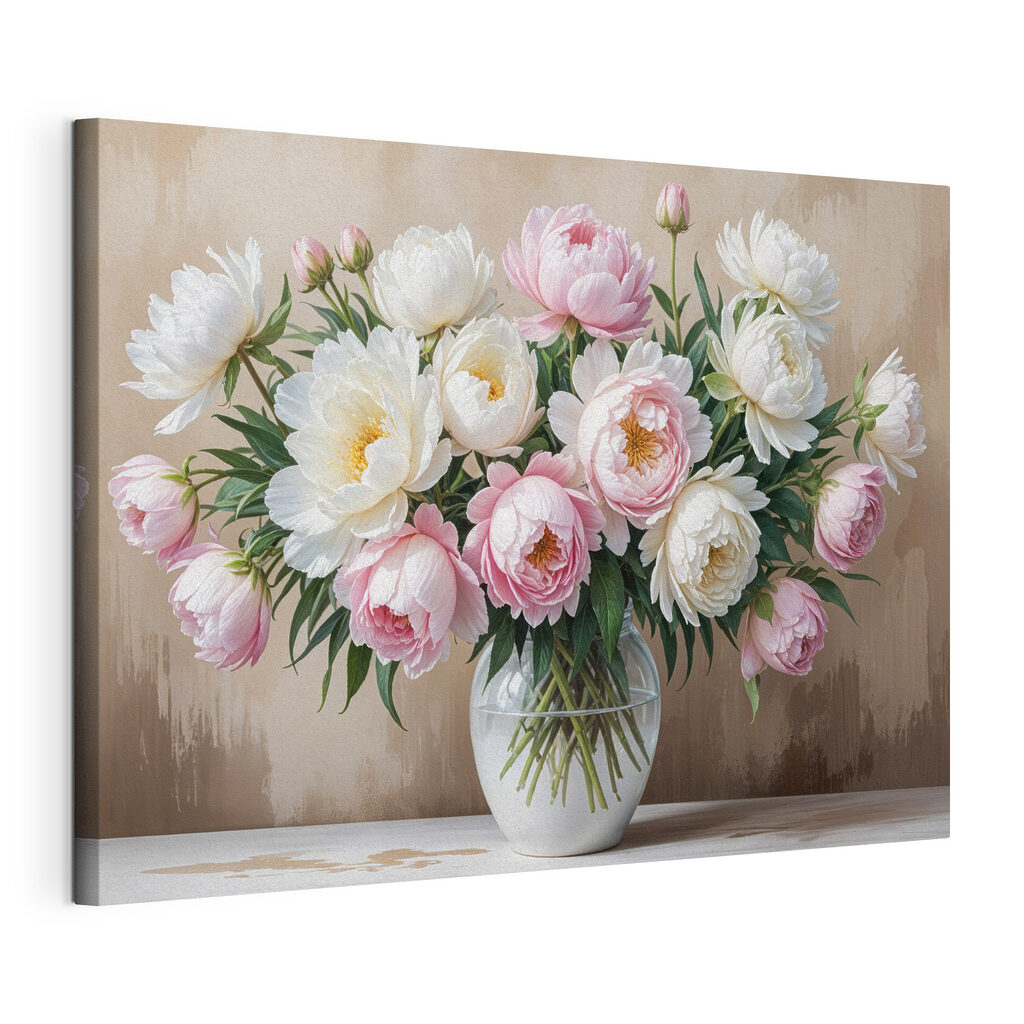 Vase of flowers on a table Vase of flowers on a table