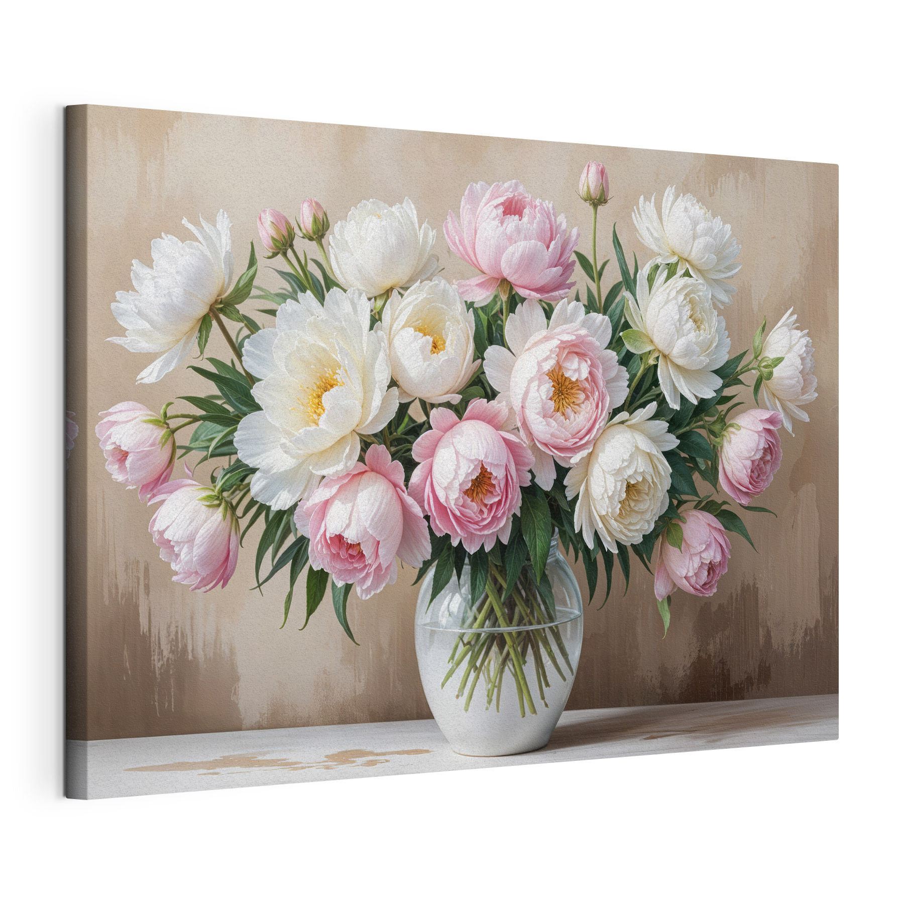 Vase of flowers on a table Vase of flowers on a table