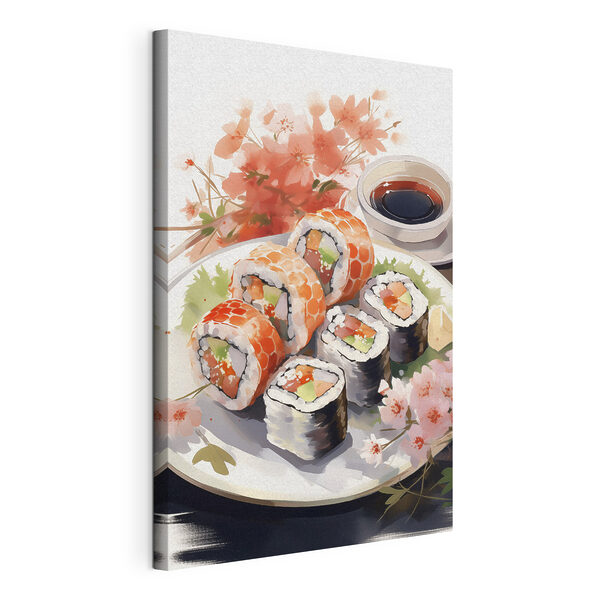 Картина Тарілка суші та соус (Артикул: s41179) Картина Картина Тарілка суші та соус (Артикул: s41179)