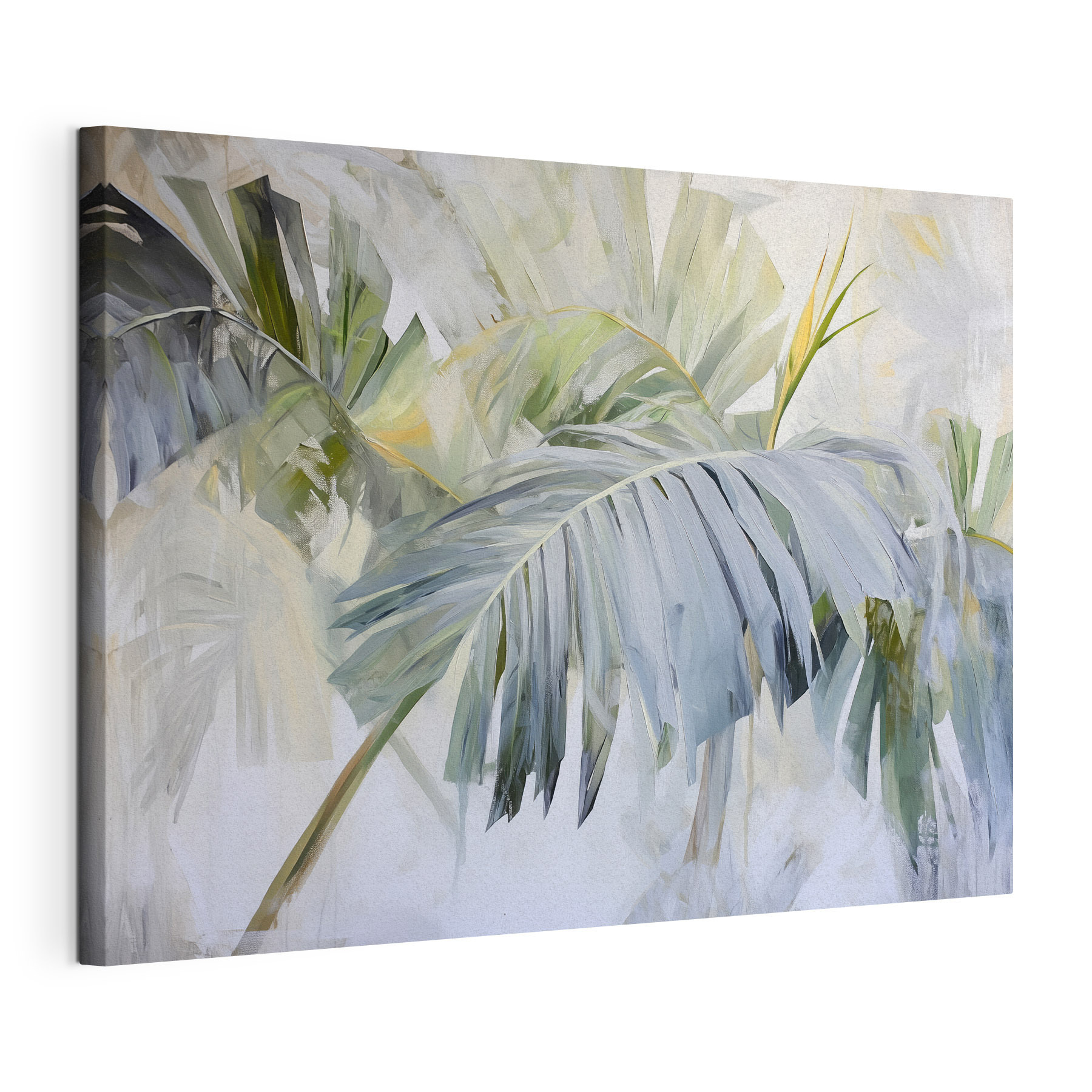 Painting of palm leaves