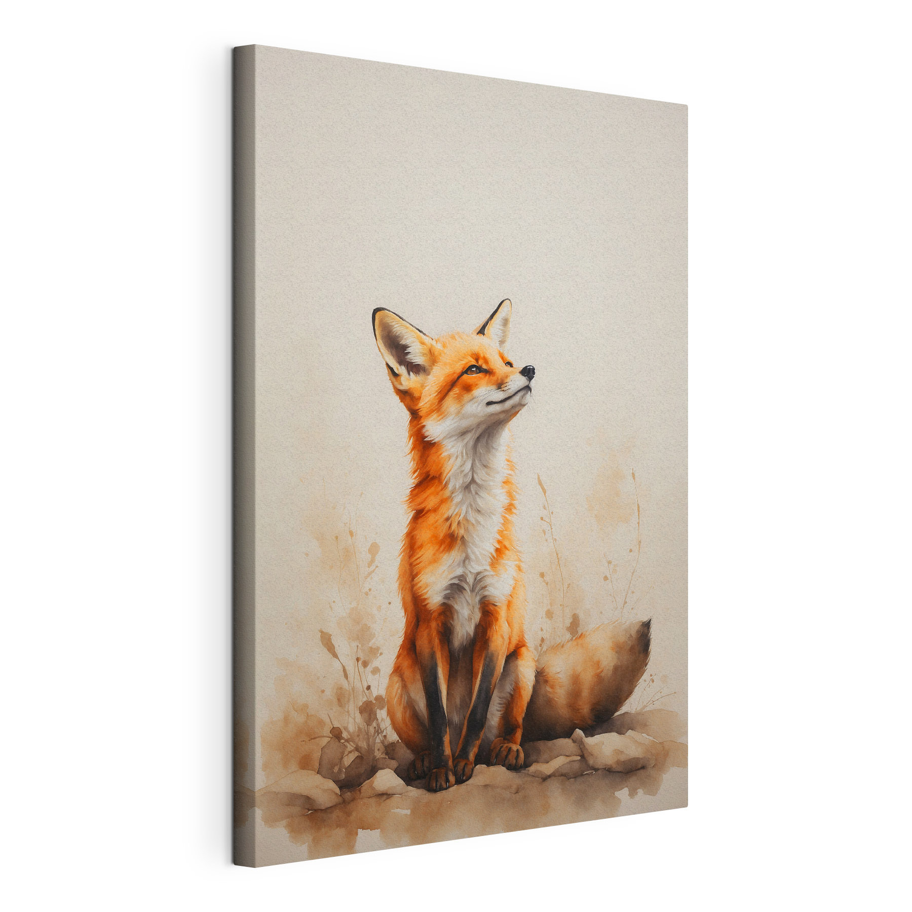 Painting of a fox