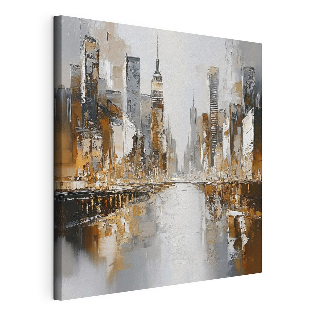 Painting of a city