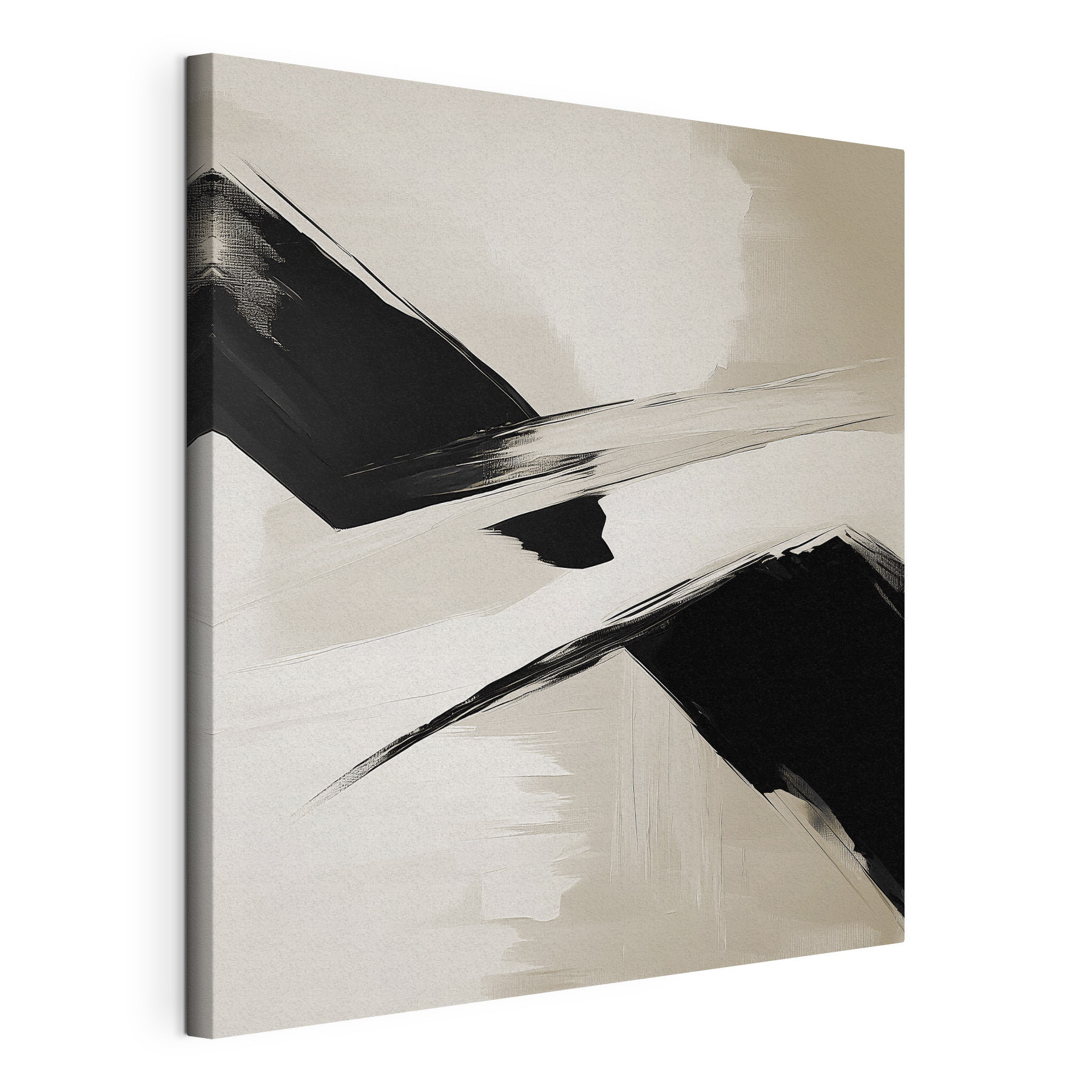 Black and white brush strokes Black and white brush strokes