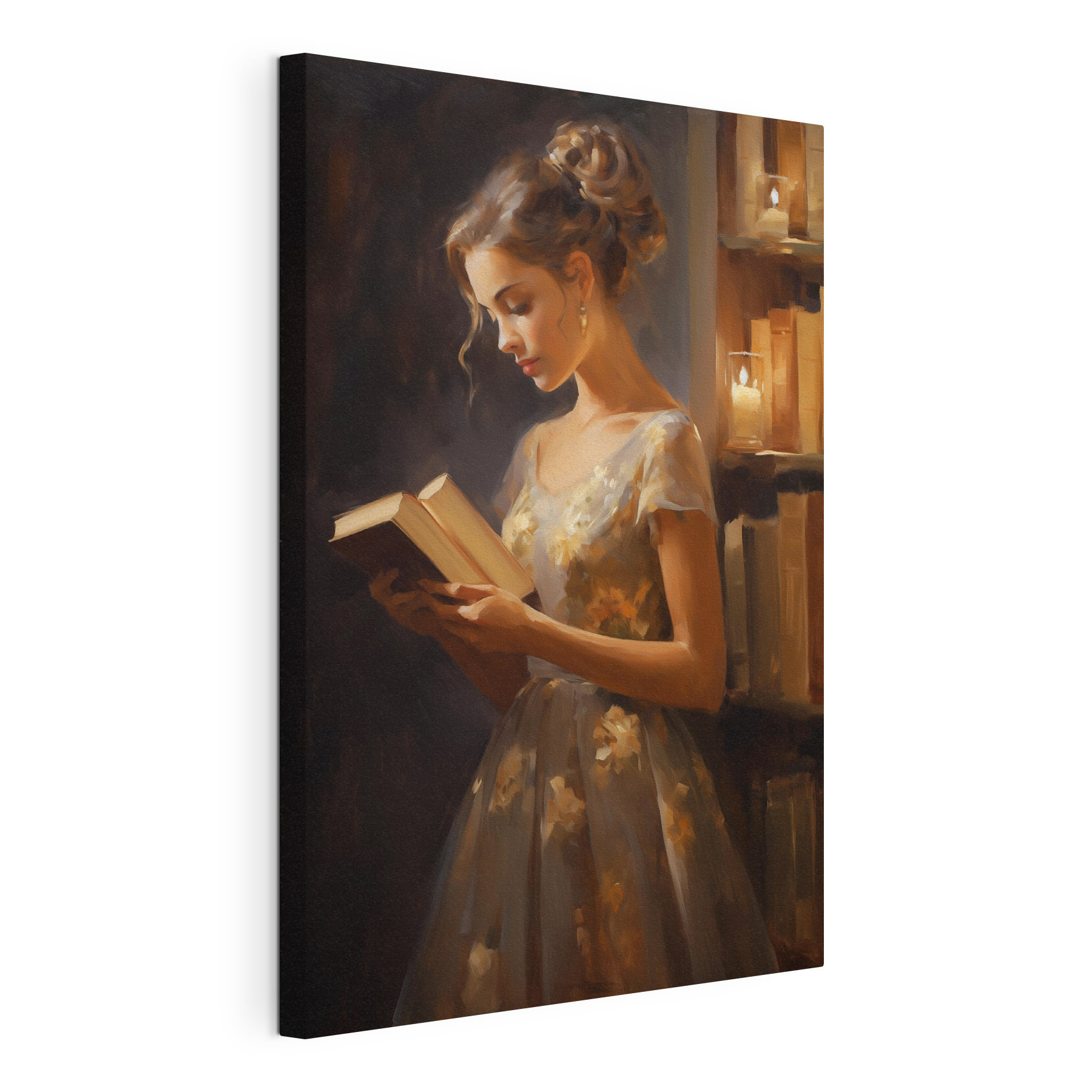 Woman reading a book