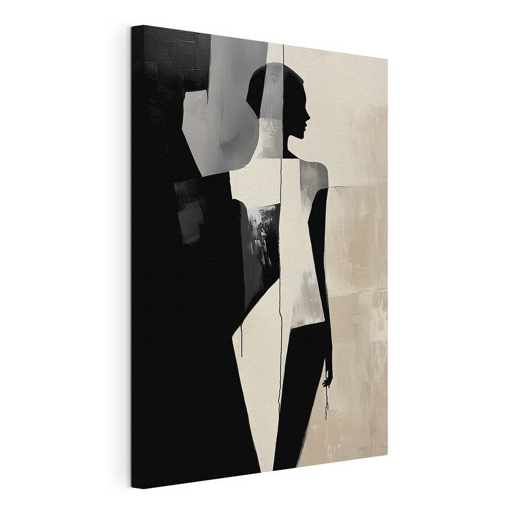 Woman's face in a white dress Woman's face in a white dress