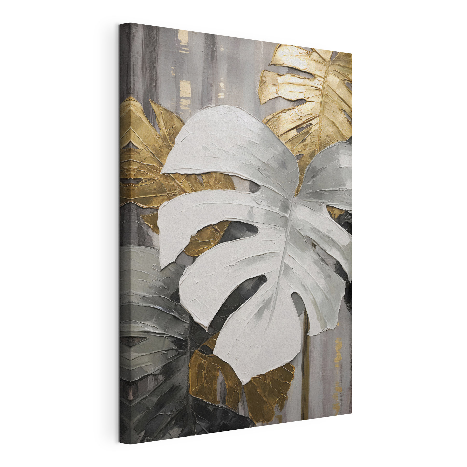 Elegant leaves in muted tones
