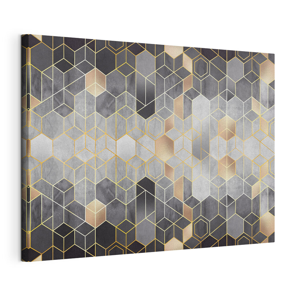 Geometric patterns in neutral tones