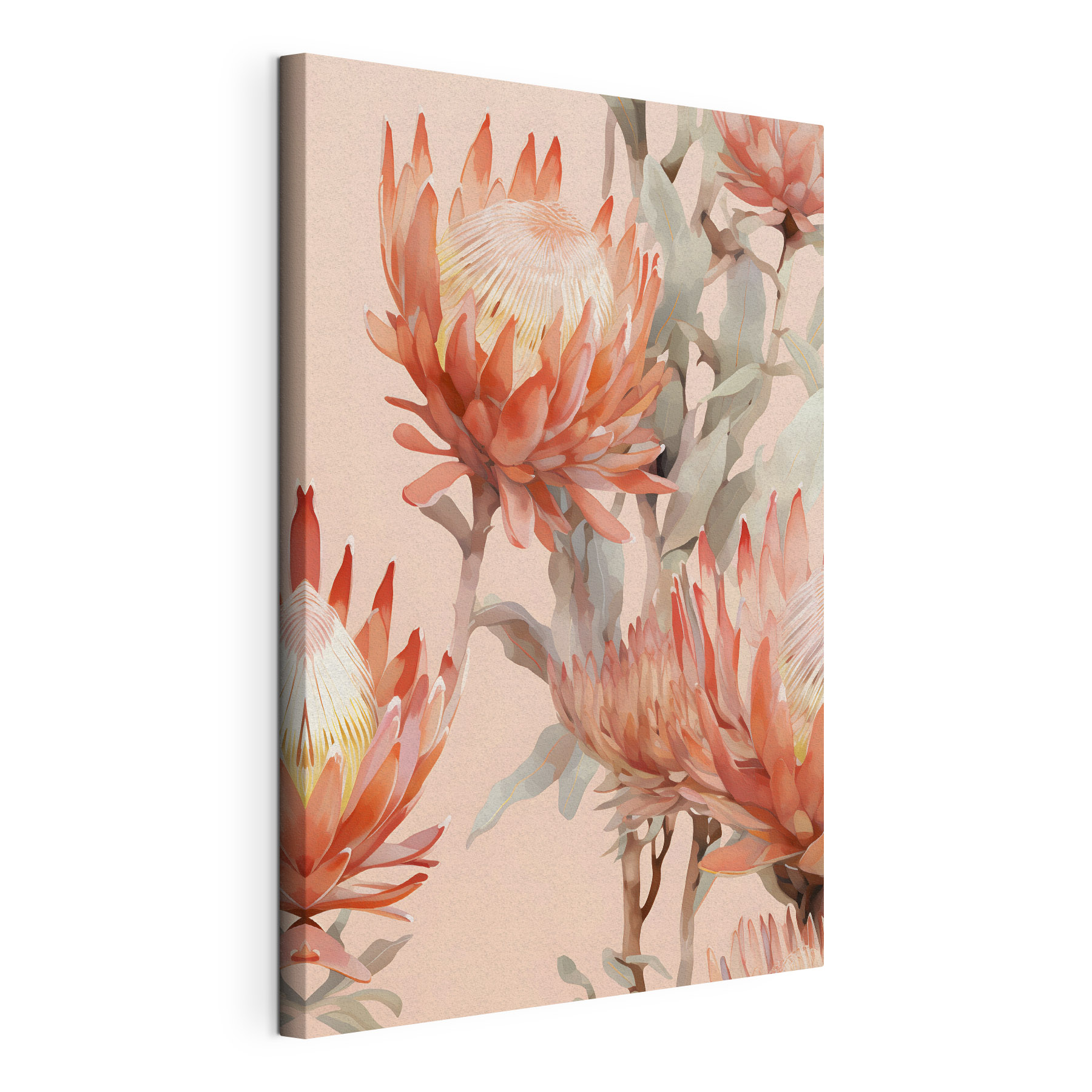 Vibrant blooms in soft colors